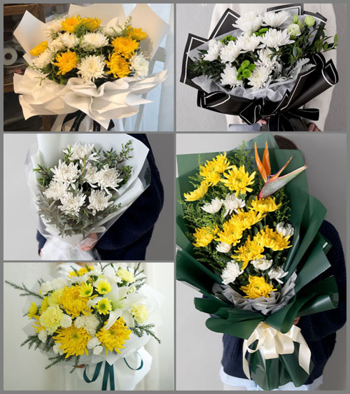 广东梅州市五华县转水镇畲维村白事花束代送